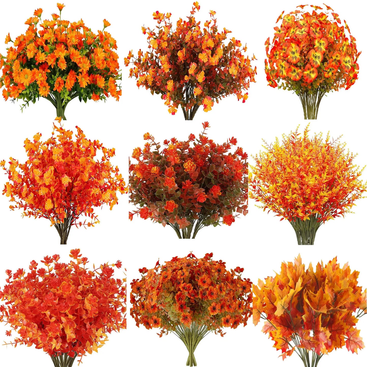 Autumn Outdoor Flower Artificial Fake Flower petsiam