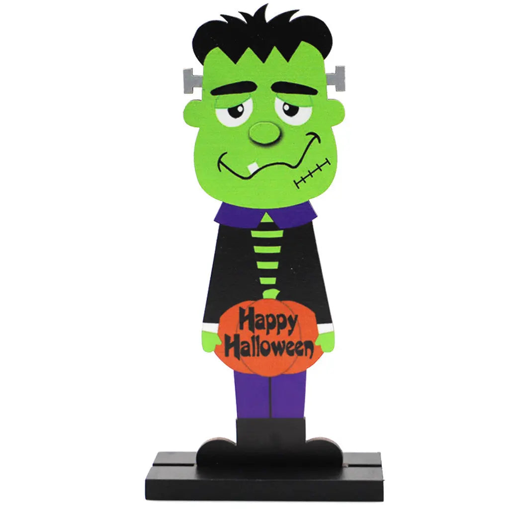 Halloween Pumpkin Man Witch Home Table Decoration petsiam