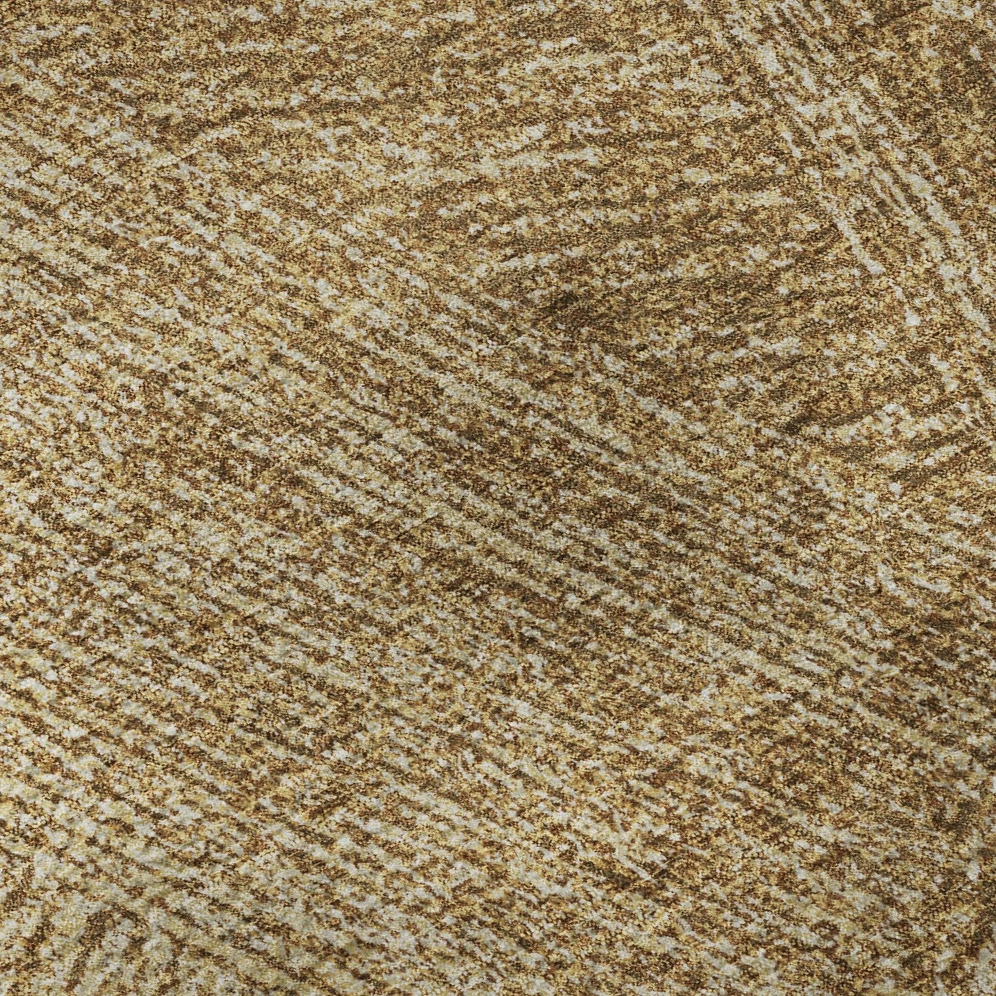 5' X 8' Gold And Beige Abstract Washable Area Rug With UV Protection