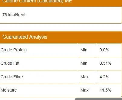CALED SWT POT CHW DOGTRT ( 4 X 9.3 OZ )