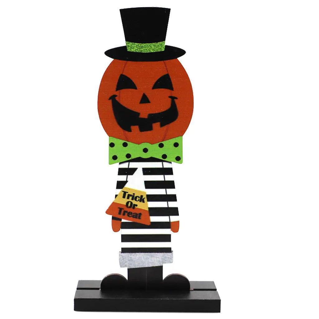 Halloween Pumpkin Man Witch Home Table Decoration petsiam
