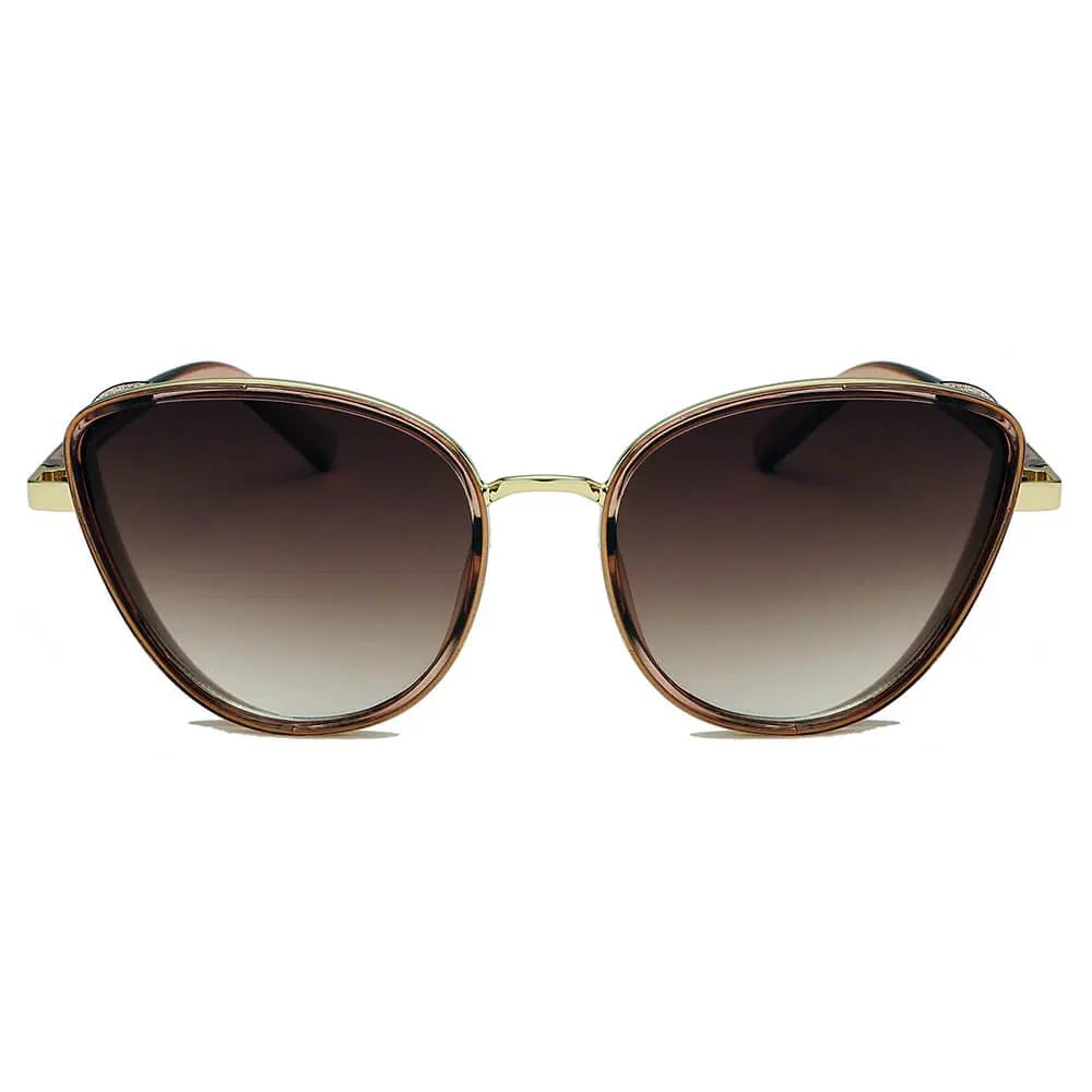 NARVA | Women Sleek Glitter Glamour Cat Eye Feline Fashion Sunglasses