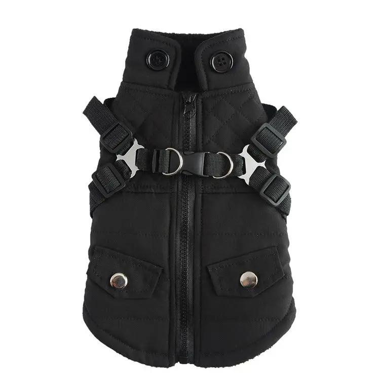 Winter Warmth Zipper Dog Jacket - Stylish And Cozy Pet Apparel