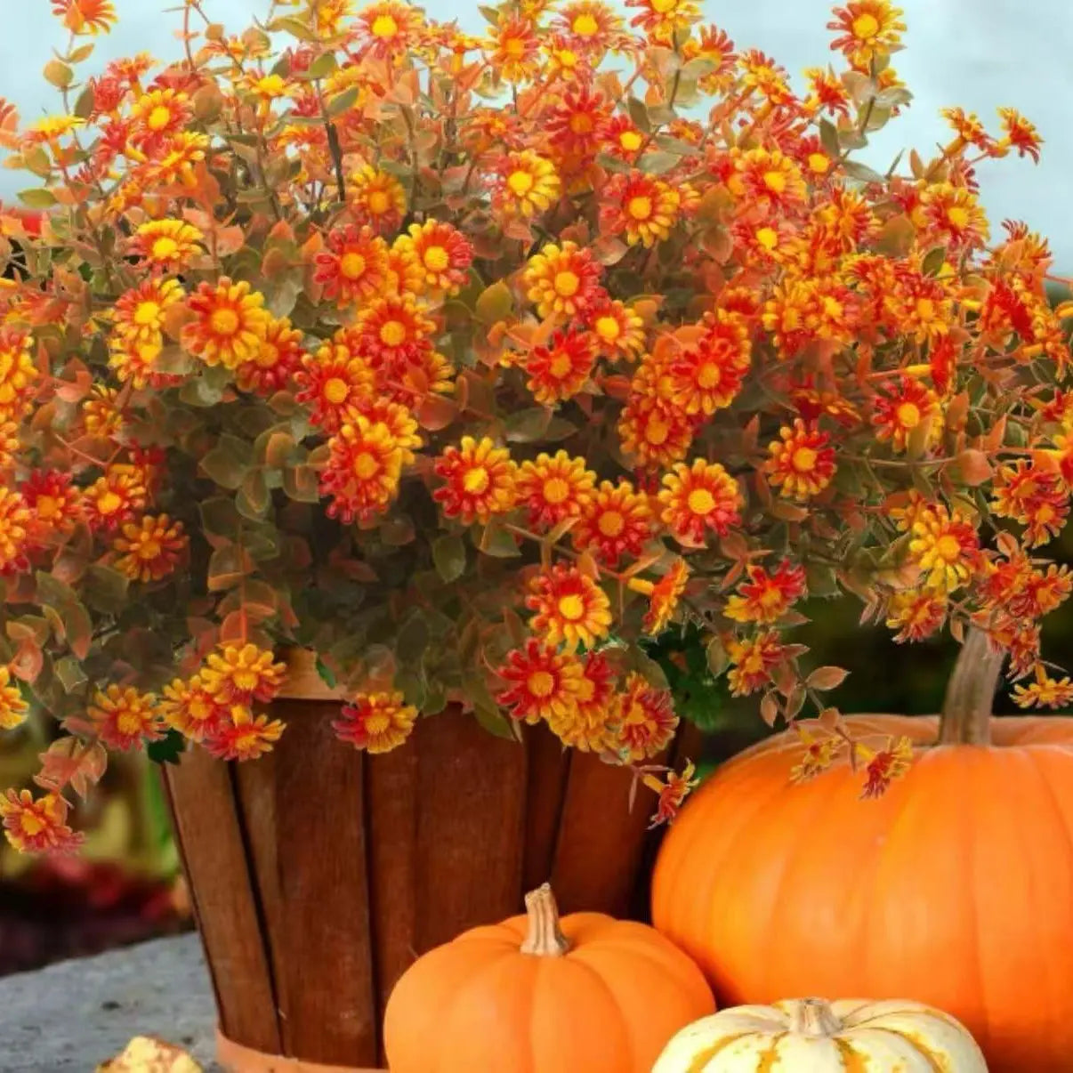 Autumn Outdoor Flower Artificial Fake Flower petsiam
