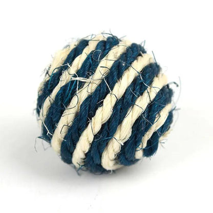 Sisal Tease Cat Ball - The Ultimate Cat Scratching Toy!