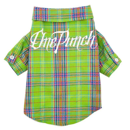 Fruit Green Casual Dog Shirt For Small And Medium-Sized Dogs And Cats