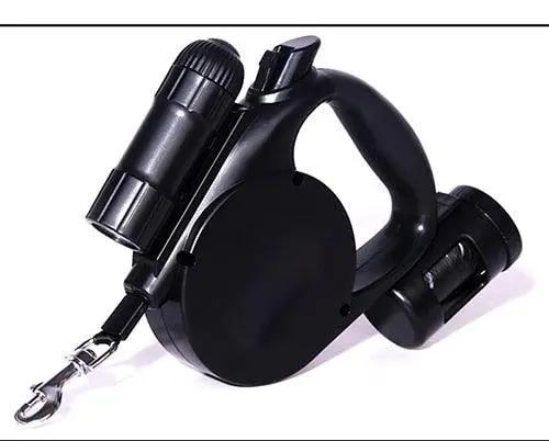 Nightwalk 4.5M Led Light And Waste Bag Dispenser Retractable Dog Leash