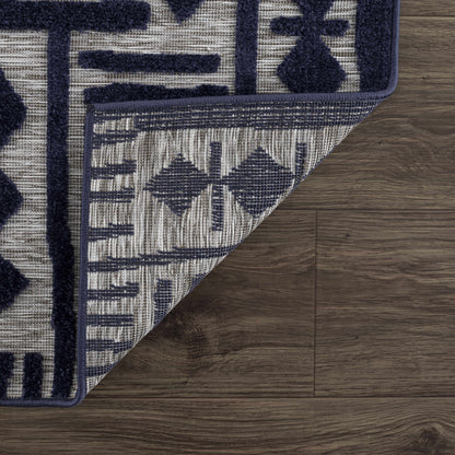 Sillawit 3D Outdoor Area Rug - Clearance