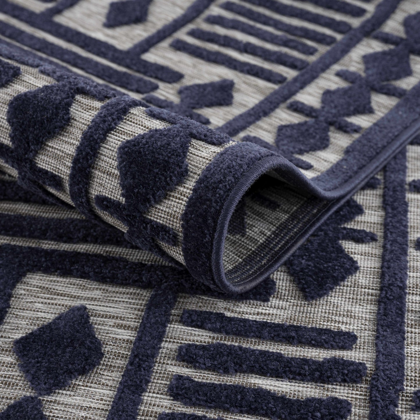 Sillawit 3D Outdoor Area Rug - Clearance