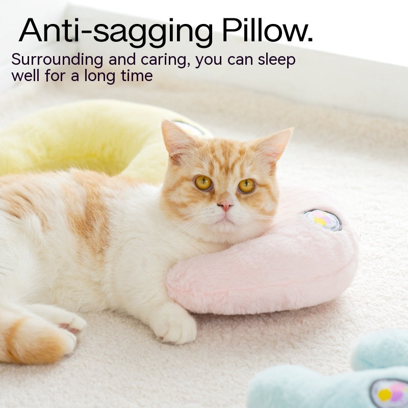U-Shaped Cat Pillow