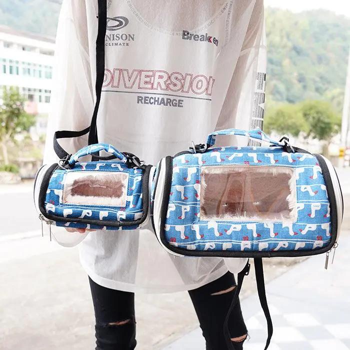 Pet Adventure Carry-All: Compact Bag For Small Pets