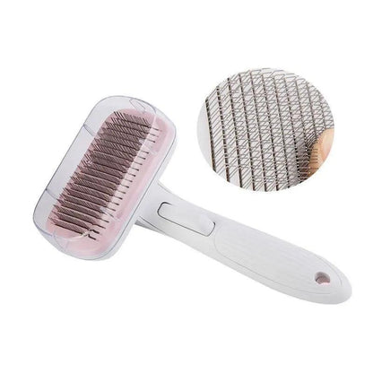 Luxury Pet Grooming Tool: Automatic Hair Brush Remover For Dogs And Cats