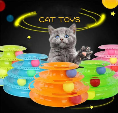 Interactive Cat Ball Tower Tracks Toy - Fun And Engaging Playtime For Your Feline Friend