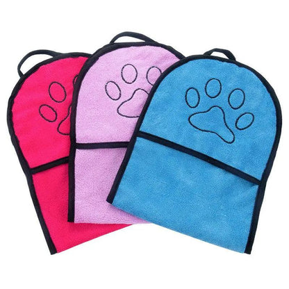 Super Dry Pet Bathrobe - Ultra Absorbent Microfiber Towel For Dogs And Cats