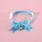 New Blue Velvet Bow
