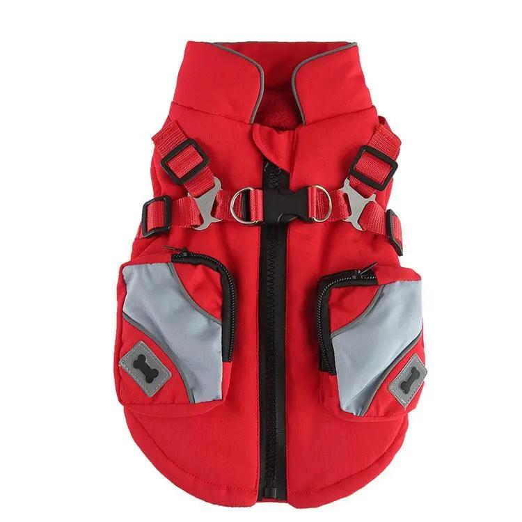 Winter Warmth Zipper Dog Jacket - Stylish And Cozy Pet Apparel