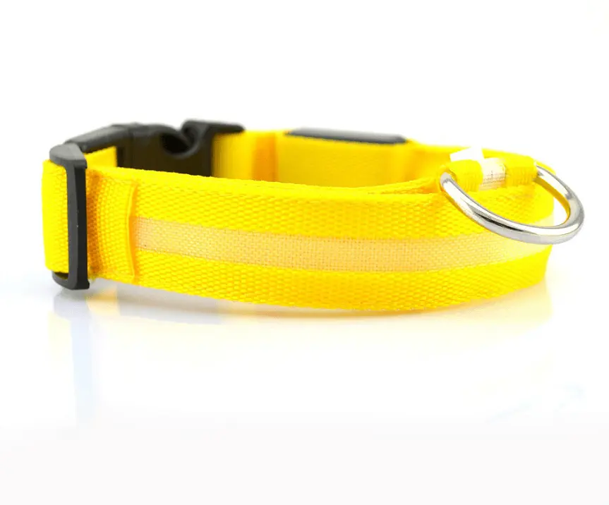 Luminous Glow-In-The-Dark Led Pet Collar: The Ultimate Night Safety Accessory For Dogs And Cats