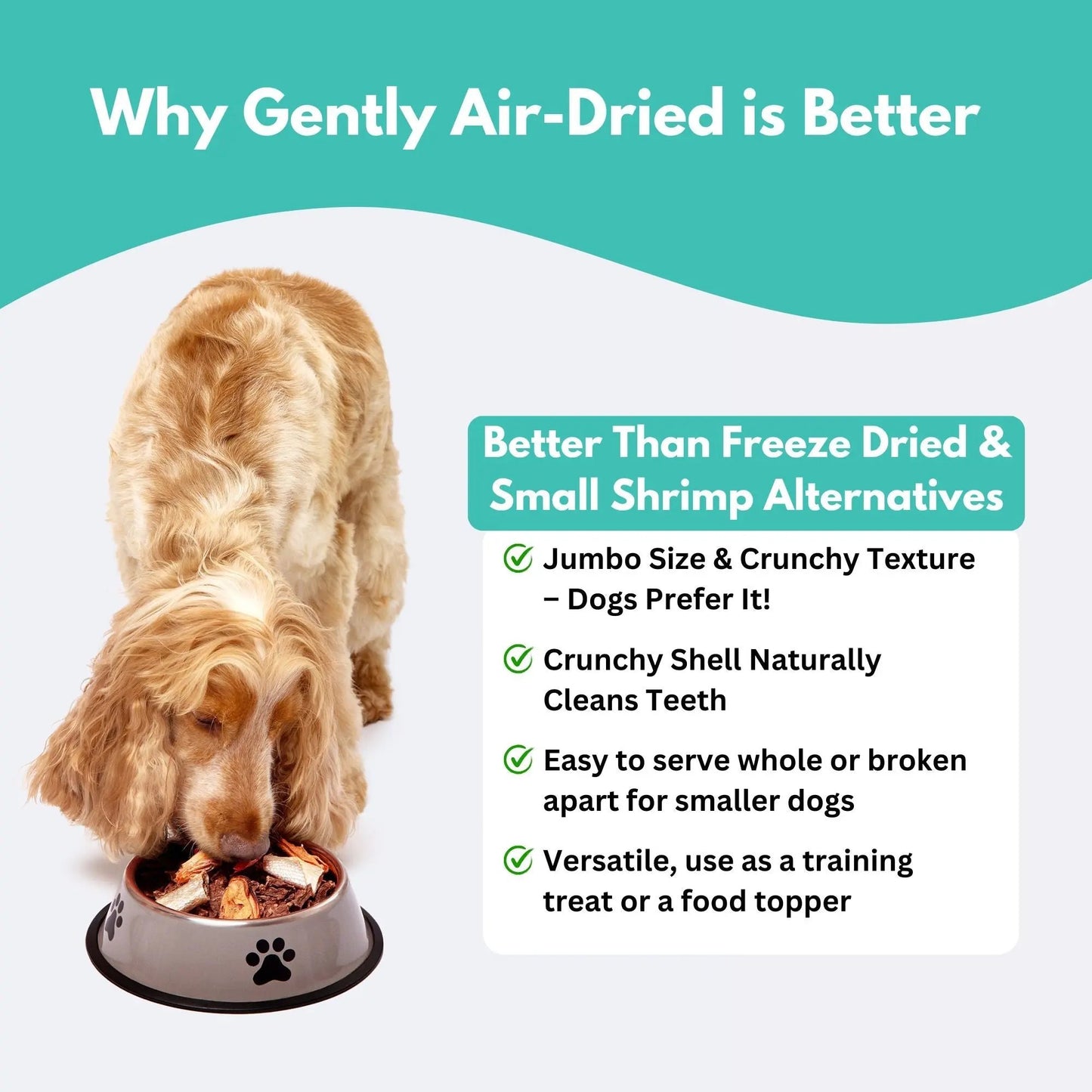 Wild-Caught Australian Jumbo Shrimp Dog Treats