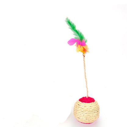 Cat Shuttlecock Toy