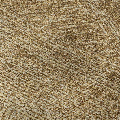 5' X 8' Gold And Beige Abstract Washable Area Rug With UV Protection