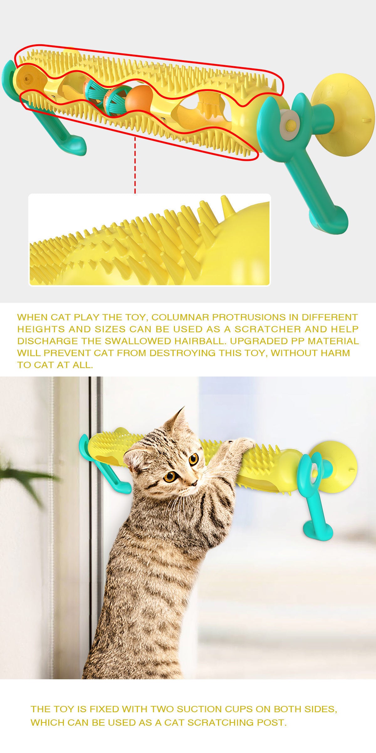 Orbit ball cat toy