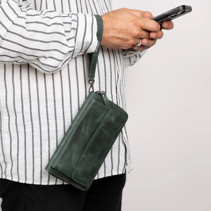 Anchorage Leather Wallet – Phone Holder & 12 Card Slots