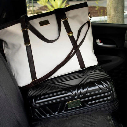 Anna XL Vegan Leather Weekender Tote Bag