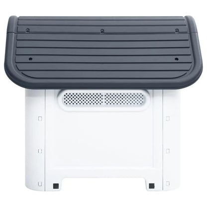 vidaXL Dog House Garden Dog Kennel Small Pet Cage Puppy Shelter Polypropylene