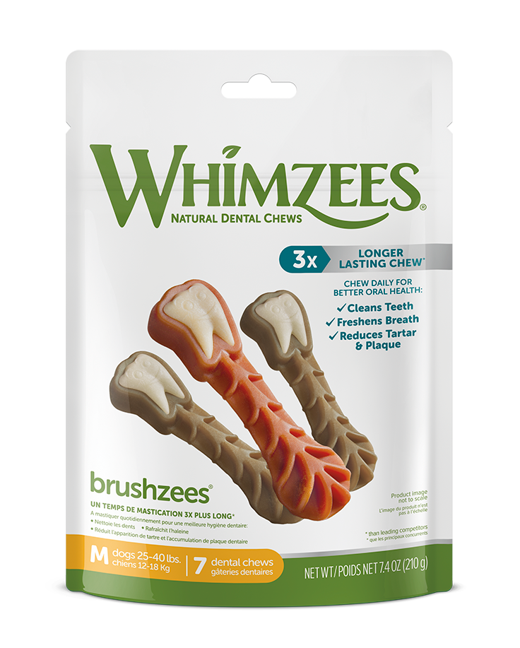 WHMZ DNTL CHW MEDIUM 7CT ( 4 X 7.4 OZ   )