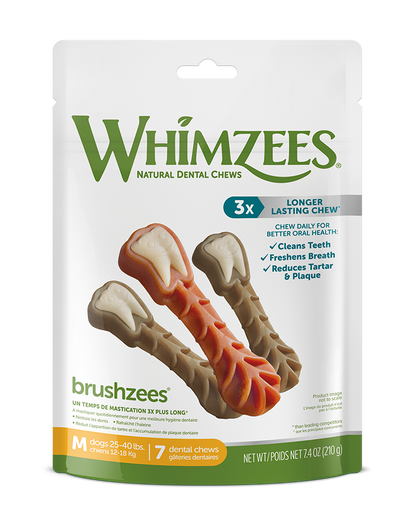 WHMZ DNTL CHW MEDIUM 7CT ( 4 X 7.4 OZ   )