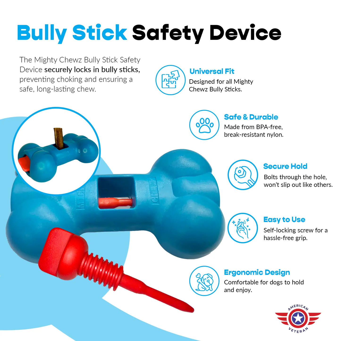 12" Jumbo Bully Sticks - Bully Bone Included