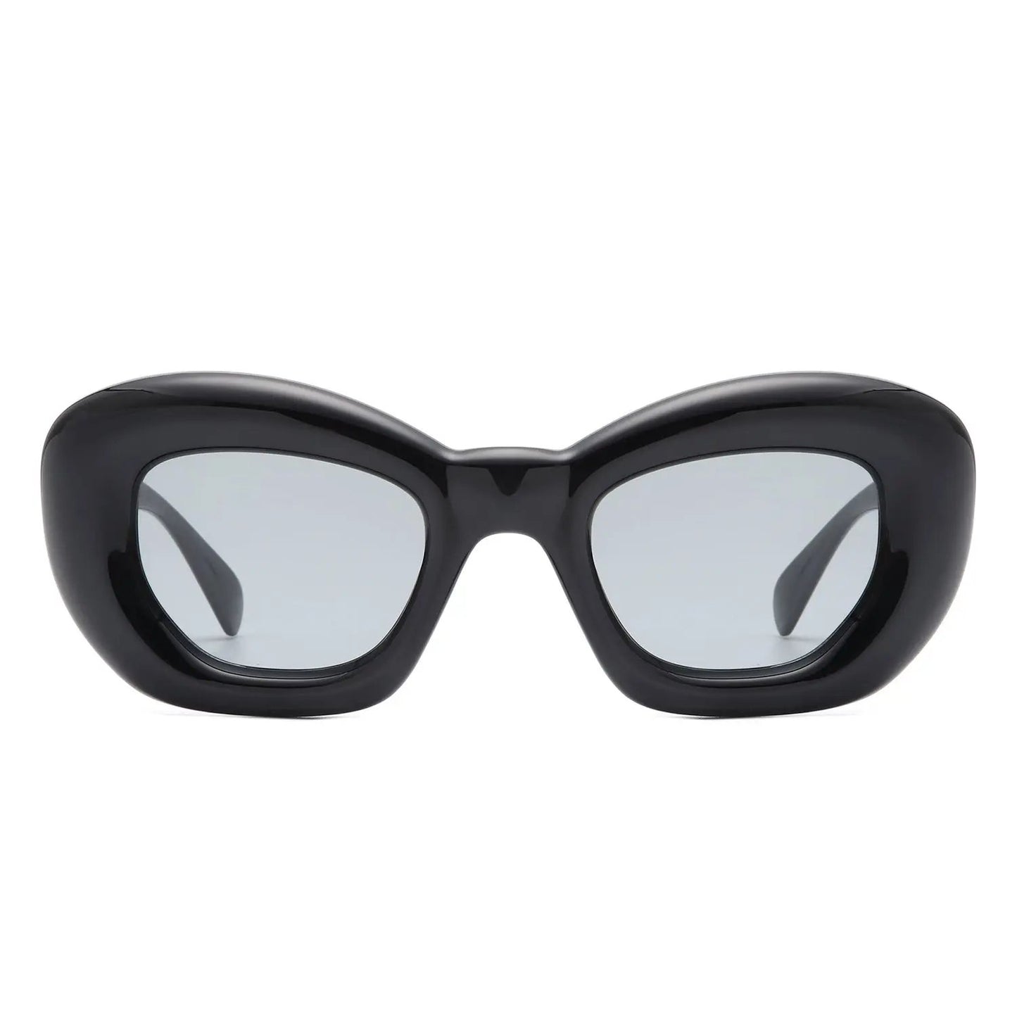 Uplos - Square Thick Frame Women Fashion Cat Eye Sunglasses