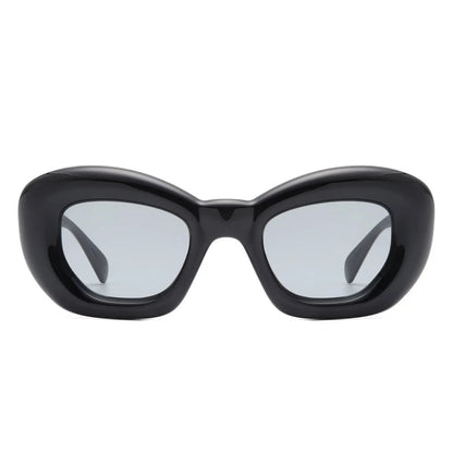 Uplos - Square Thick Frame Women Fashion Cat Eye Sunglasses