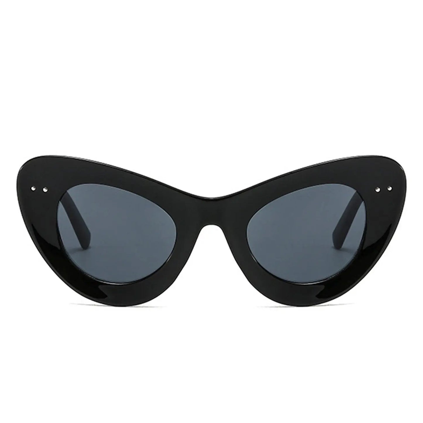 Luminara - Retro Round Cat Eye Women Fashion Sunglasses
