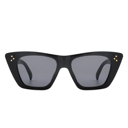 Lightnin - Women Retro Cat Eye Fashion Square Sunglasses