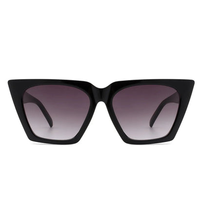 Flarebit - Women Cat Eye Retro Oversize Fashion Square Sunglasses