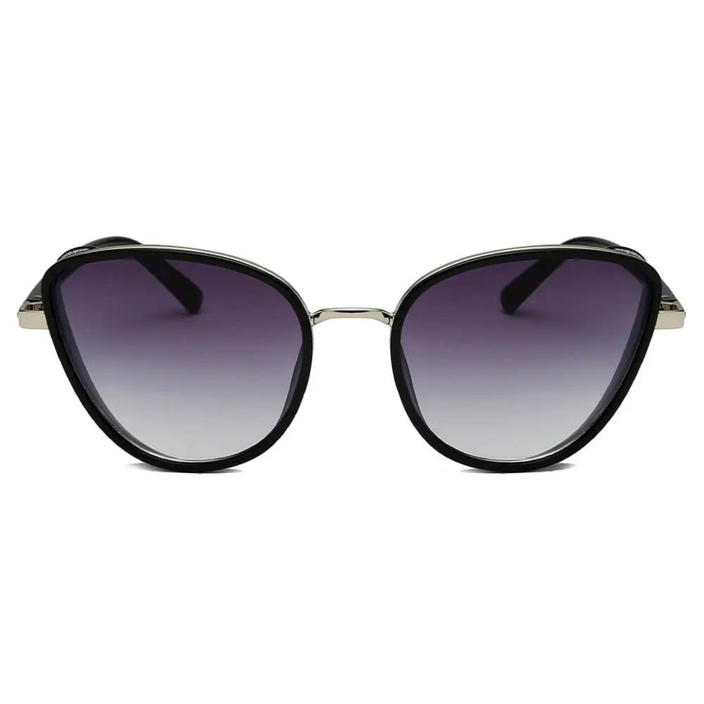 NARVA | Women Sleek Glitter Glamour Cat Eye Feline Fashion Sunglasses