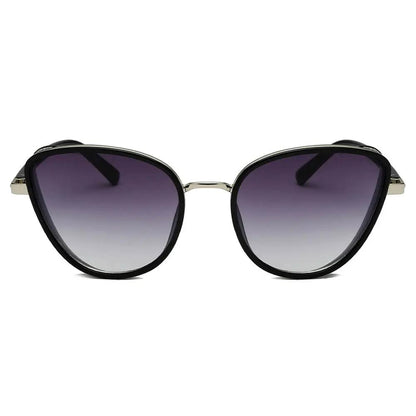 NARVA | Women Sleek Glitter Glamour Cat Eye Feline Fashion Sunglasses