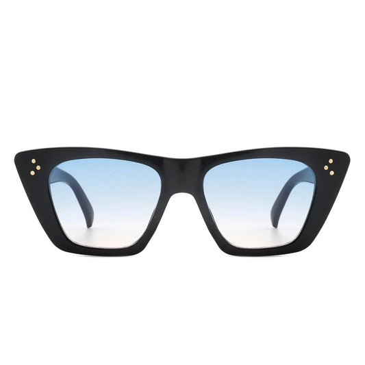 Lightnin - Women Retro Cat Eye Fashion Square Sunglasses