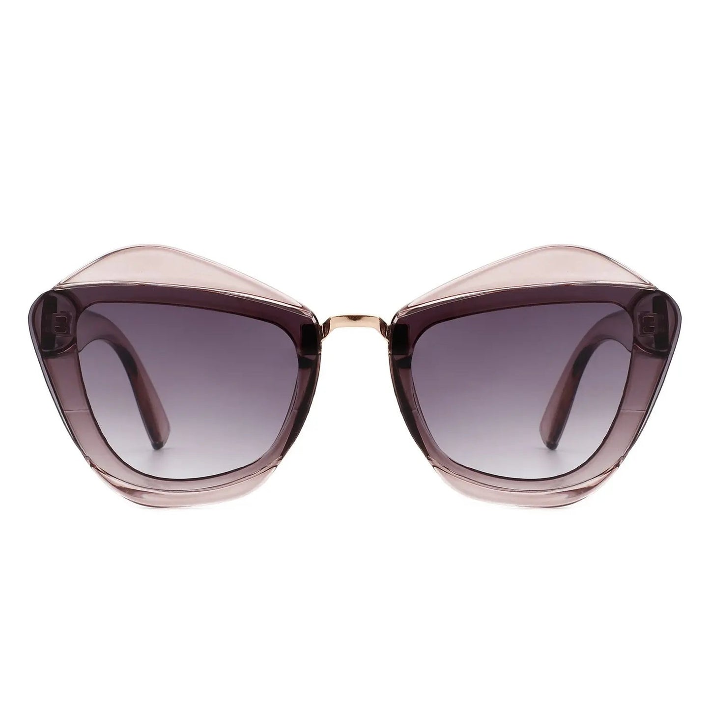 Infernia - Women Square Fashion Irregular Cat Eye Sunglasses