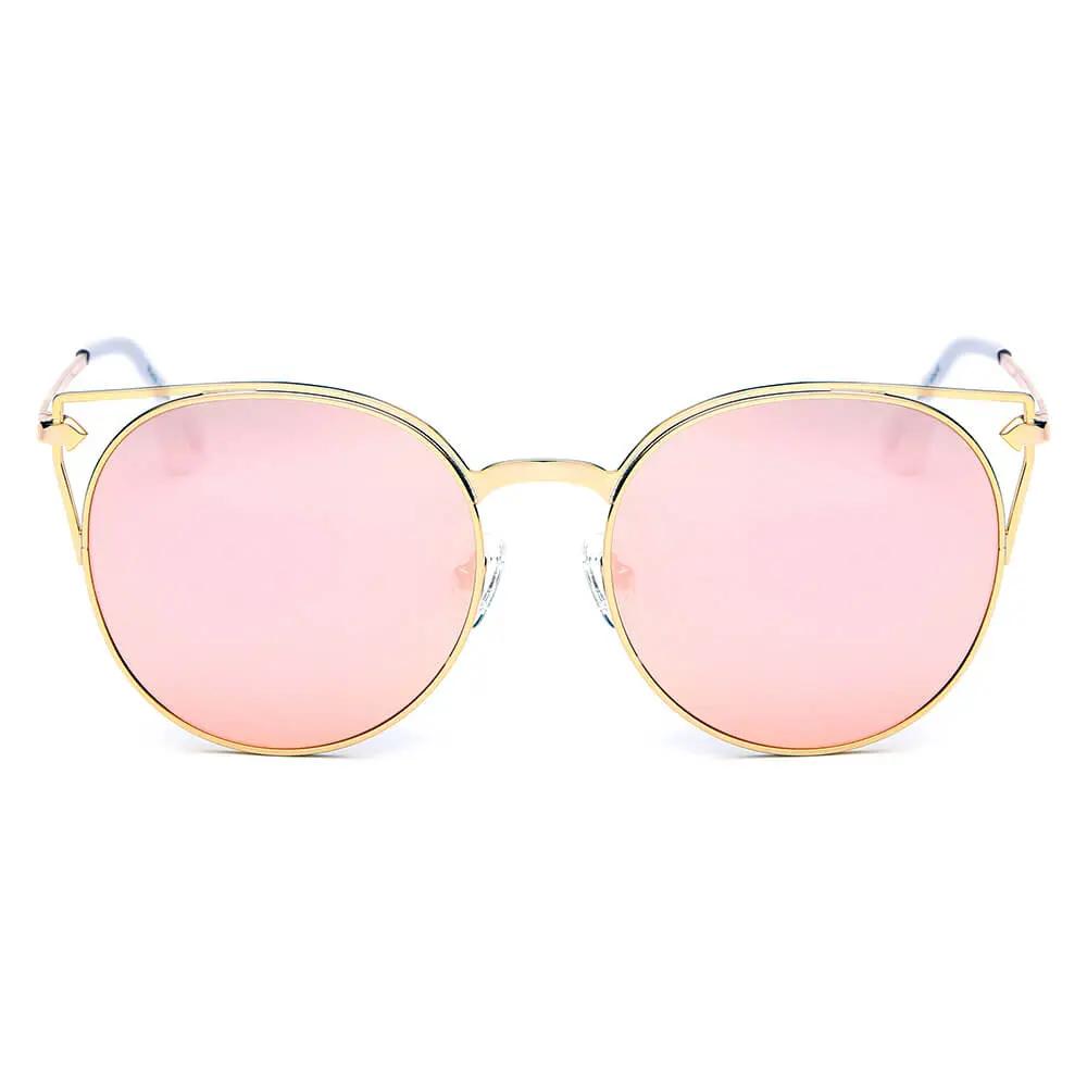 Clayton - Women Round Petite Cat Eye Sunglasses Circle