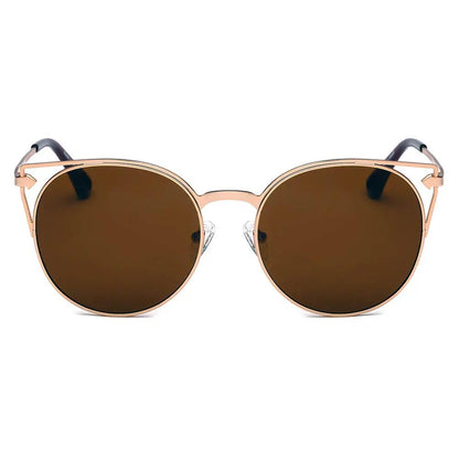 Clayton - Women Round Petite Cat Eye Sunglasses Circle