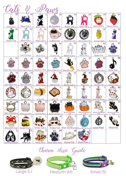 Cat & Paw Charms