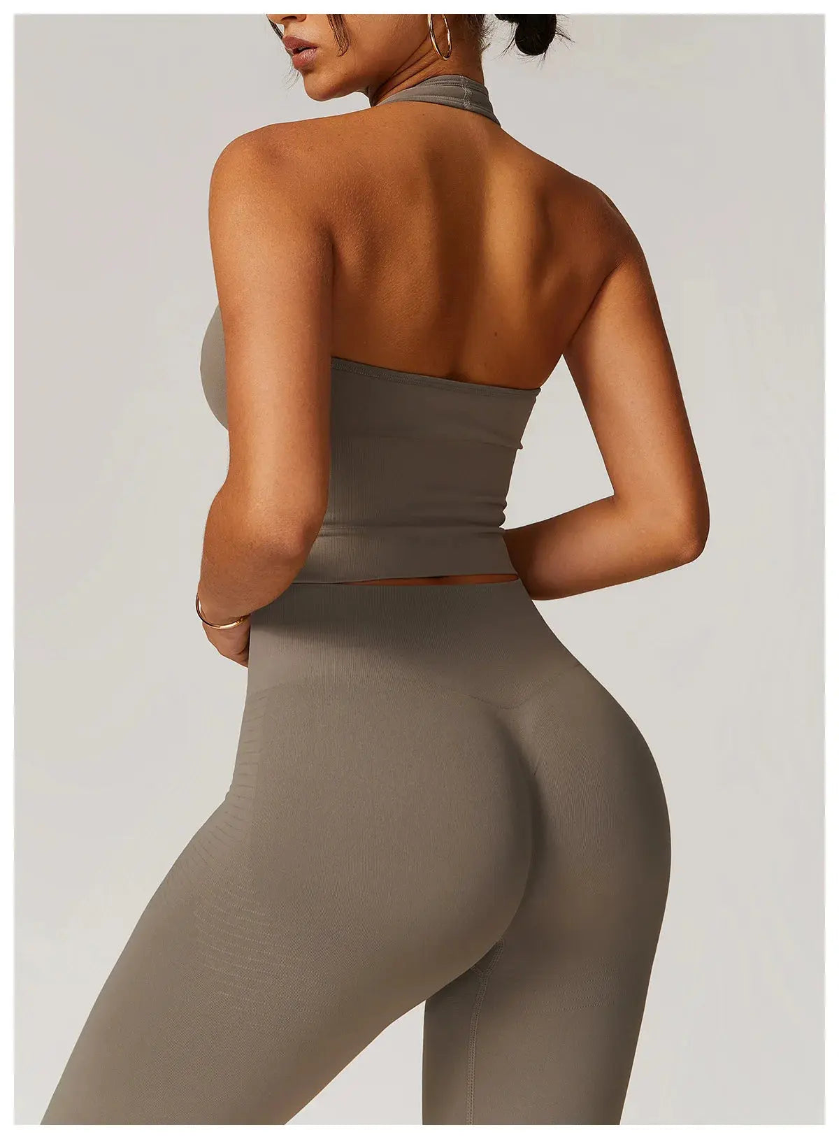 High Quality Seamless Leggings Leggins Para Mujer Gym Ribbed Leggings for Women Yoga Sets Workout Sets for Women Yoga Pants-5