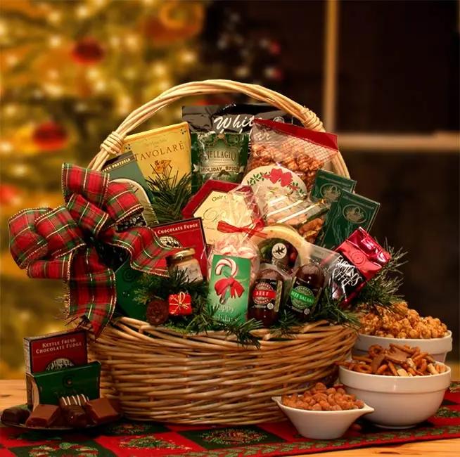 Holiday Celebrations Holiday Gift Basket - Christmas gift basket