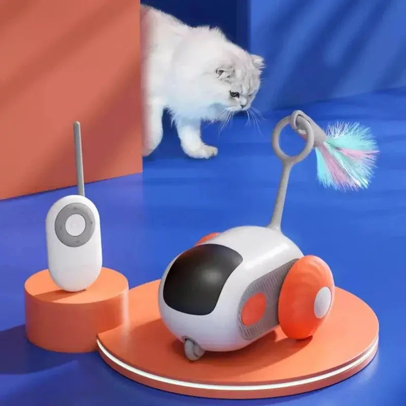Interactive Remote Control Cat Toy Car