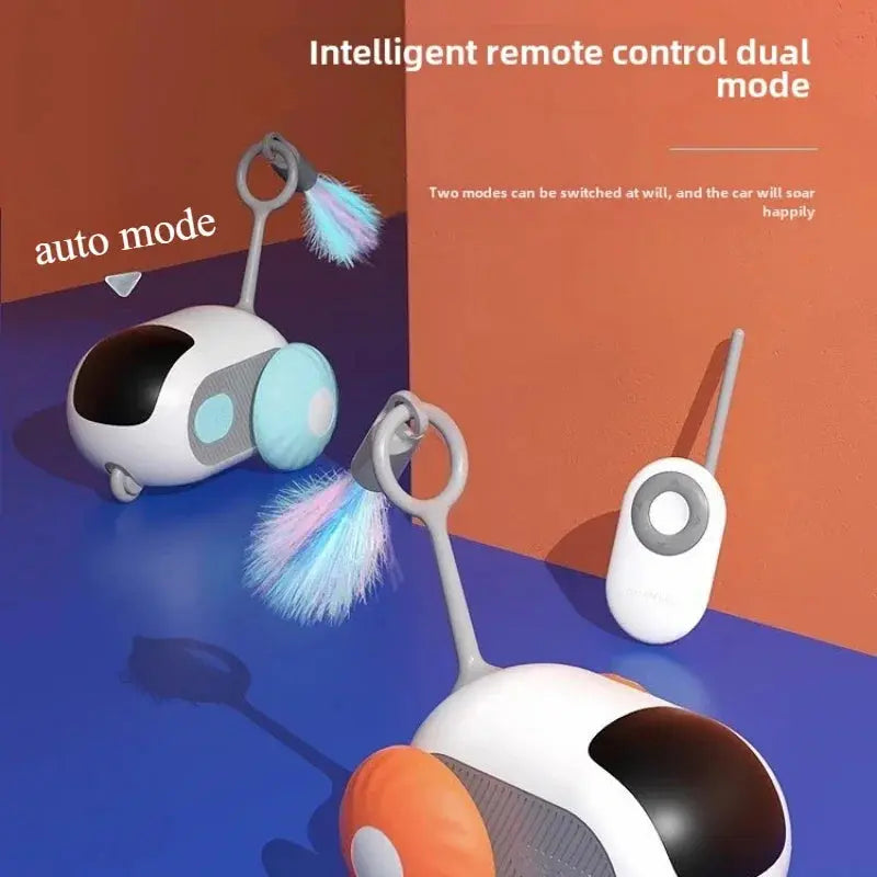 Interactive Remote Control Cat Toy Car