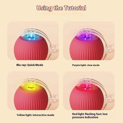 Smart Rechargeable Cat & Dog Interactive Rolling Toy