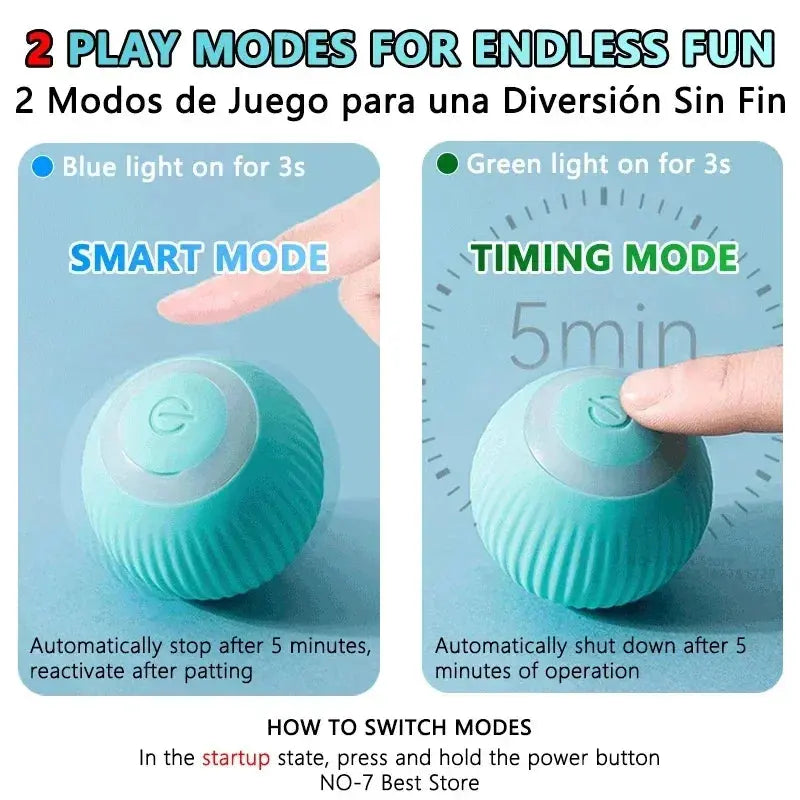 Smart Rolling Cat & Dog Interactive Ball Toy