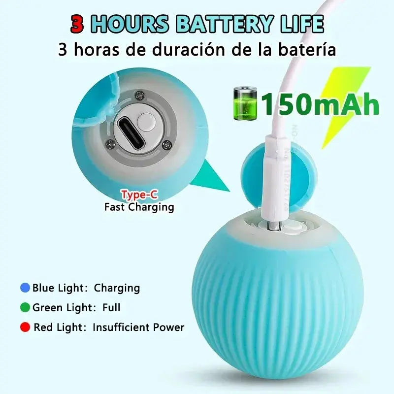 Smart Rolling Cat & Dog Interactive Ball Toy